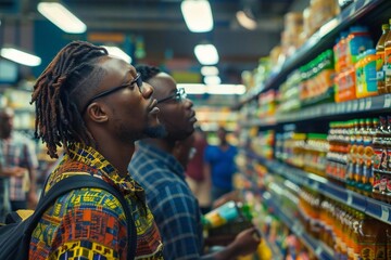 Obraz premium Diverse Group of Black Professionals Working in Online Retail