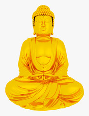 Goldene Buddha Statue, Freisteller