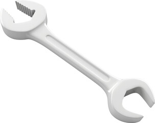 Wrench tool isolated.
