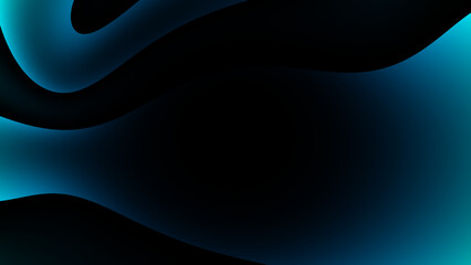 Grainy gradient background abstract dark color wave texture banner poster header design