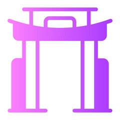 gate gradient icon