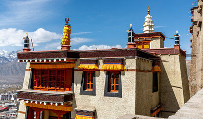 Historic Leh Palace in the Ladakh region of northern India