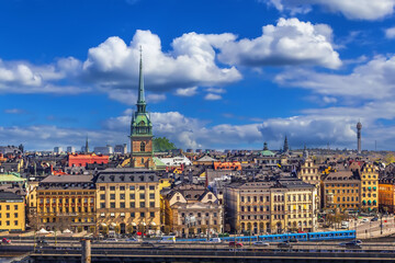 Obraz premium View of Gamla Stan, Stockholm, Sweden