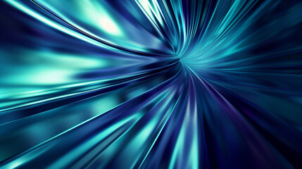 Dark blue abstract background with spiral and abstract tunnel