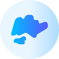 singapore gradient icon