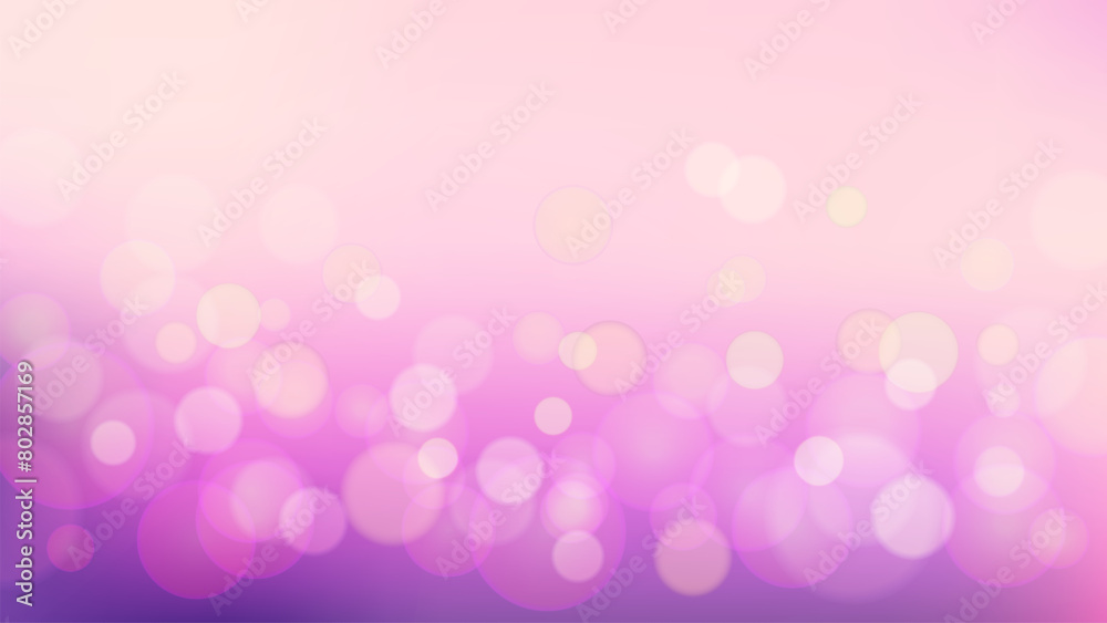 Fototapete bokeh lights. blurred circle shapes. abstract light effect. vector illustration.