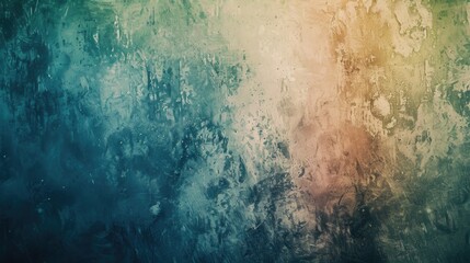 Abstract Artistic Grunge Texture Background in Blue and Orange Tones