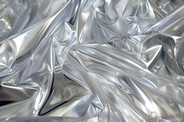 Abstract Shiny Silver Metallic Texture Background