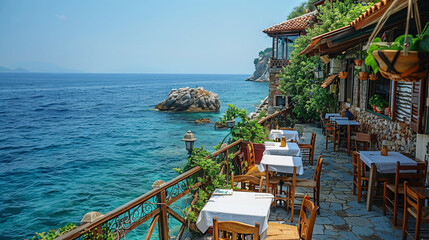 Seaside cafes with outdoor seating offer a delightful way to savor coastal cuisine while soaking up the sun and enjoying the gentle sea breeze
