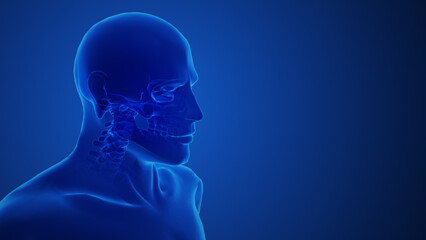 Concept of Medical Painful temporomandibular joint