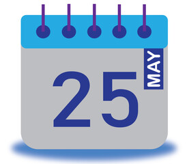 May Month Calendar Vector High Quality Editable