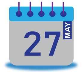 May Month Calendar Vector High Quality Editable