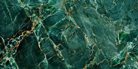 A dark green marble texture with veins of light emerald, forming a seamless pattern for a background and wallpaper.