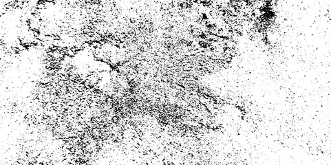 Black and white Dust overlay distress grungy effect paint. Black and white grunge seamless texture. Dust and scratches grain texture on white and black background.	