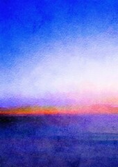 Abstract Watercolor Illustration Art