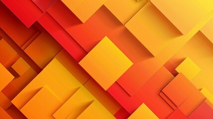 abstract orange background with squares and rectangles. Abstract business presentation element.