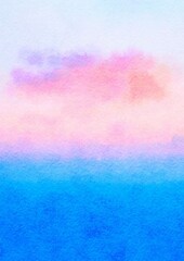 Fototapeta premium Abstract Watercolor Illustration Art