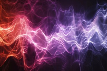 Fototapeta premium Abstract Futuristic Eye with Sound Wave Circuitry Overlay