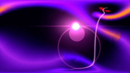 background with glowing lights