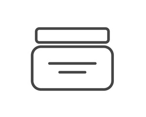 Vector icons of beauty, cosmetics and care. Bottle, jar, shower gel, face cream, body lotion, spray, ointment, paste.