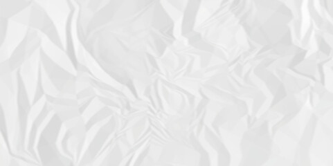 White crumpled paper texture. White wrinkled paper texture. White paper texture. White crumpled and top view textures can be used for background of text or any contents.