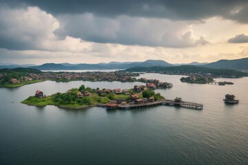 Fototapeta premium view of the bay continent