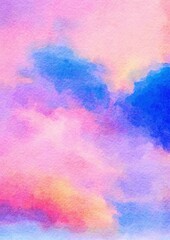 Abstract Watercolor Illustration Art