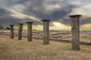 Juliobriga ruins - most important urban center in Roman Cantabria, Campoo de Enmedio, Matamorosa,...