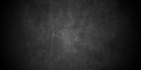 Old dark black stone wall grunge backdrop texture background. monochrome slate grunge concrete wall black backdrop vintage marbled textured border background.