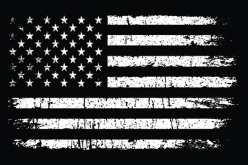 USA Distressed Flag Design