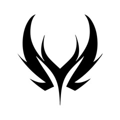 angel feather wings simple design Vector illustration