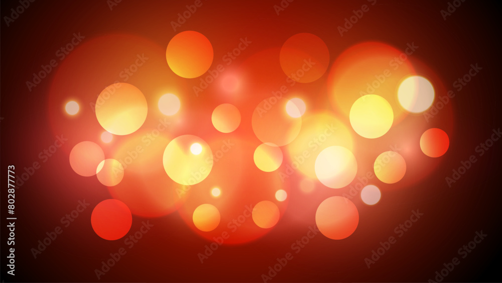 Fototapete bokeh lights. blurred circle shapes. abstract light effect. vector illustration.