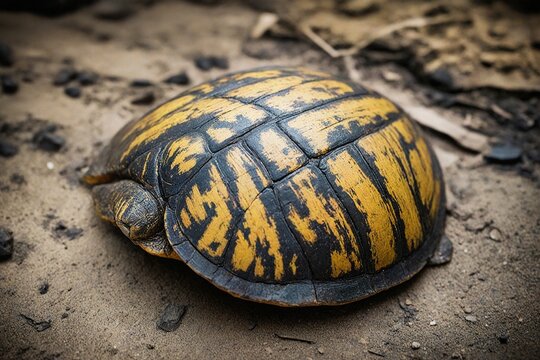 turtle on the stone