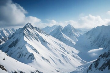 Naklejka premium swiss mountains