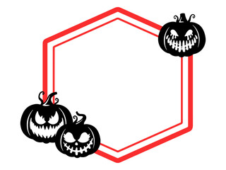 Halloween Frame Pumpkin Background Illustration