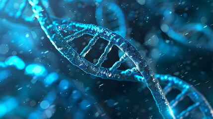 A dynamic visualization of the interconnected sequences that drive advancements in genetic research,