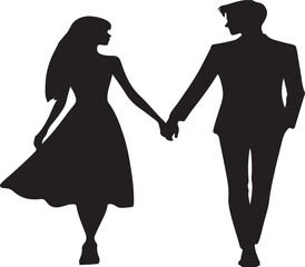 Beautiful couple vector svg design