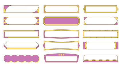 名前用テロップベースいろいろ