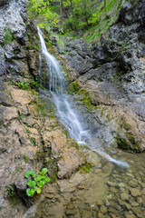 Raztocky waterfall, Kvacianska valley, Chocske vrchy, Slovakia