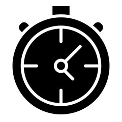 Stopwatch Icon glyph icon
