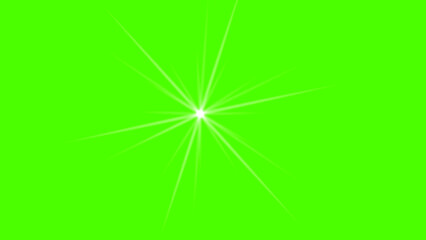 green star burst