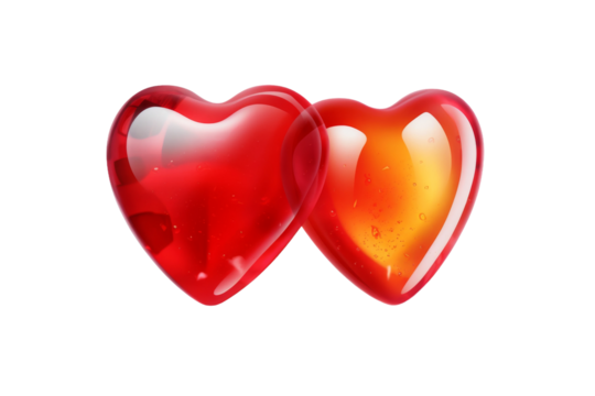 Loves Embrace. On a White or Clear Surface PNG Transparent Background.