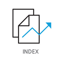 index icon. High quality design element. PNG