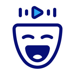 Comedy Live Stream Mixed Icon