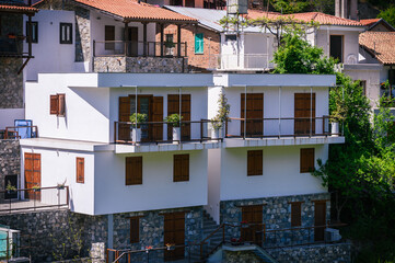 houses in a mountain village in Cyprus