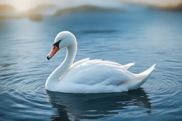 Obraz premium swan on the lake