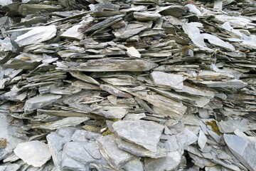 grey stones layer by layer