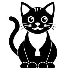 cat logo vector icon