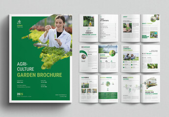 Agriculture Garden Brochure Template