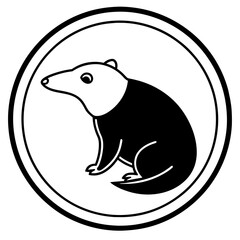 Mole logo icon illustration art